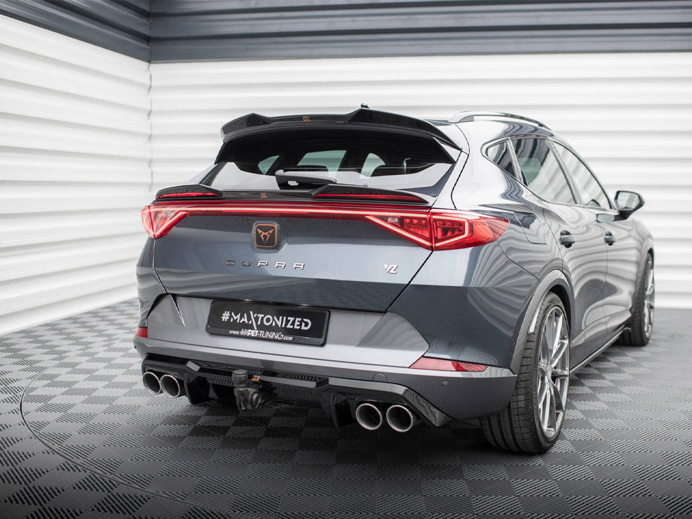 Maxton Design Rear Valance V.3 + Exhaust Ends Imitation Cupra Formentor Mk1 Facelift - Wayside Performance 