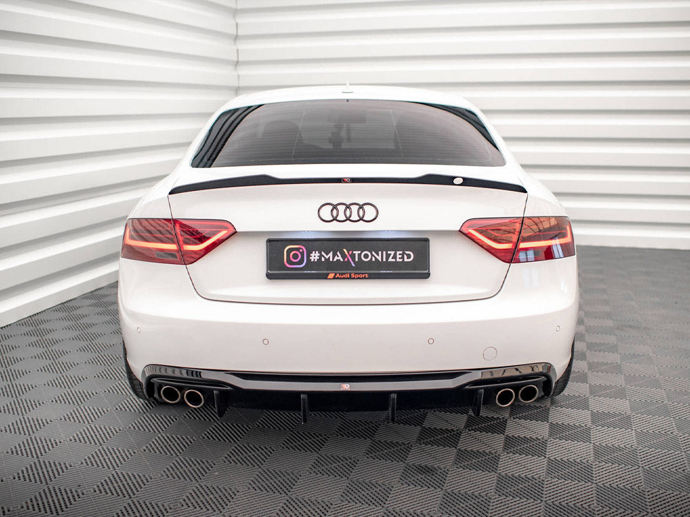 Maxton Design Rear Valance Audi A5 8t Facelift (Version With Dual Exhausts On Both Sides) - Wayside Performance 