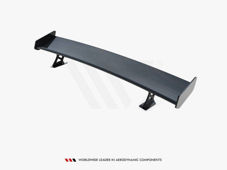 Carbon Spoiler With External Brackets Uprights + LED Audi A3 / A3 S-Line / S3 / RS3 Sedan 8V / 8V Facelift - Wayside Performance 