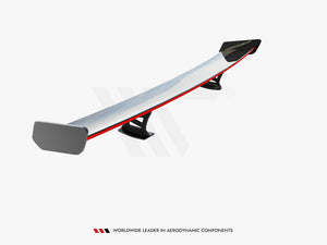 Carbon Spoiler With Internal Brackets Uprights + LED Audi A3 / A3 S-Line / S3 / RS3 Sedan 8V / 8V Facelift - Wayside Performance 