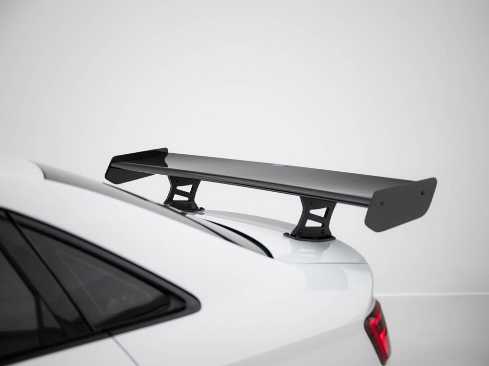 Carbon Spoiler With Internal Brackets Uprights Audi A3 / A3 S-Line / S3 / RS3 Sedan 8V / 8V Facelift - Wayside Performance 