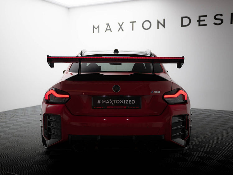 Carbon Spoiler With Upper Swan Mounting + LED BMW M2 G87 - Wayside Performance 