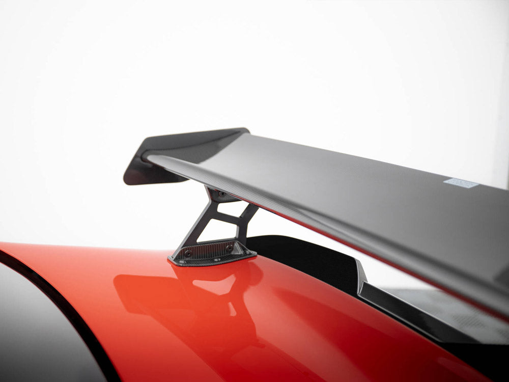 Carbon Spoiler With Internal Brackets Uprights BMW M2 G87 - Wayside Performance 