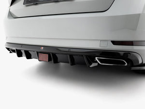 Maxton Design LED STOP light for Skoda Superb Mk3 liftback and combi, body and styling car accessory, installed on vehicle rear.