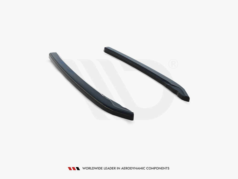 Maxton Design rear side splitters V.2 for Skoda Superb Mk3 liftback and combi, body styling accessories in black.
