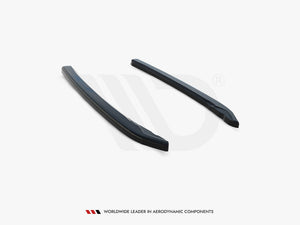 Maxton Design rear side splitters V.2 for Skoda Superb Mk3 liftback and combi, body styling accessories in black.