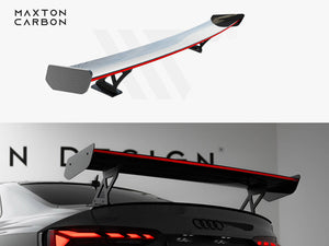 Carbon Spoiler With External Brackets Uprights V.1 + LED Audi A5 / A5 S-Line / S5 / RS5 Coupe F5 / F5 Facelift - Wayside Performance 
