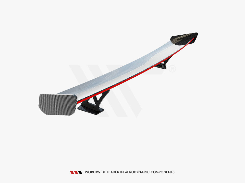 Carbon Spoiler With External Brackets Uprights V.1 + LED Audi A5 / A5 S-Line / S5 / RS5 Coupe F5 / F5 Facelift - Wayside Performance 
