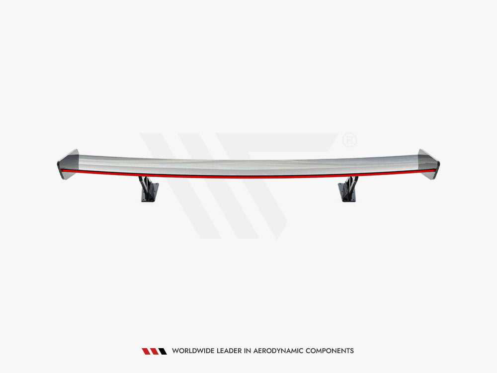 Carbon Spoiler With External Brackets Uprights V.1 + LED Audi A5 / A5 S-Line / S5 / RS5 Coupe F5 / F5 Facelift - Wayside Performance 