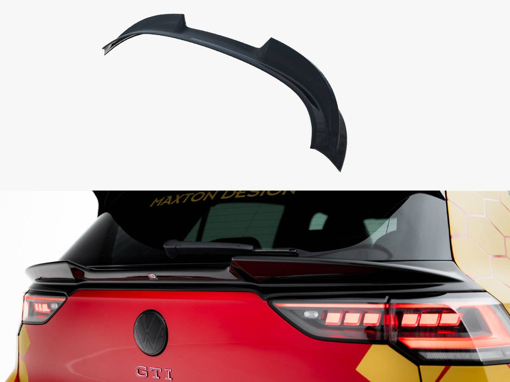 Maxton Design Lower Spoiler CAP 3D Volkswagen Golf GTI / GTI Clubsport / R / R-Line / GTE / GTD Mk8 / Mk8 Facelift