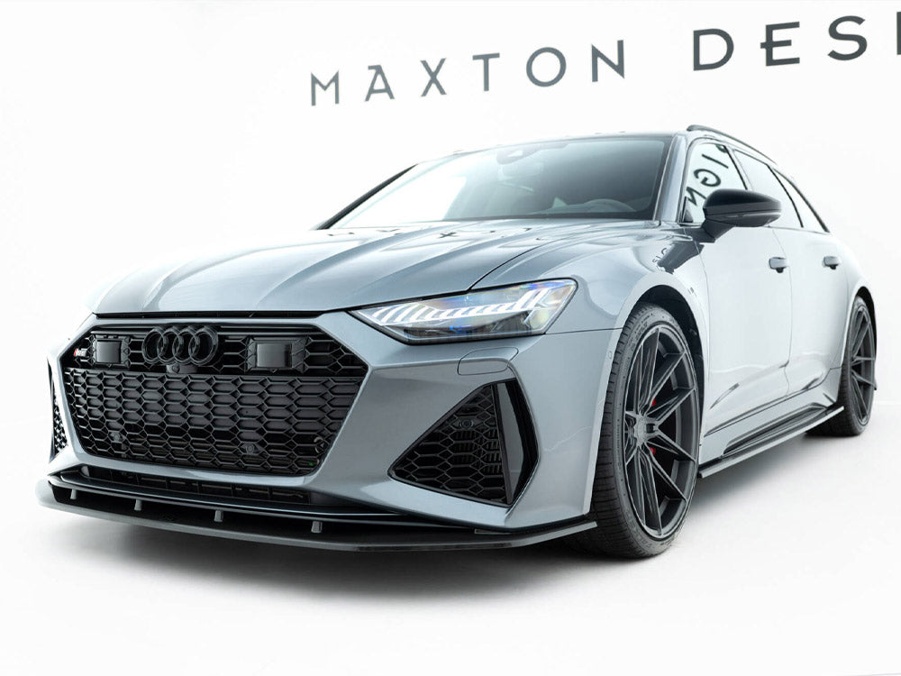 Carbon Fiber Front Splitter Audi Rs6 C8 / Rs7 C8 - Wayside Performance 