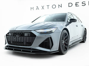 Carbon Fiber Front Splitter Audi Rs6 C8 / Rs7 C8 - Wayside Performance 