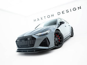 Carbon Fiber Front Splitter Audi Rs6 C8 / Rs7 C8 - Wayside Performance 
