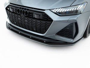 Carbon Fiber Front Splitter Audi Rs6 C8 / Rs7 C8 - Wayside Performance 