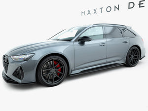 Carbon Fiber Side Skirts Audi Rs6 C8 / Rs7 C8 - Wayside Performance 