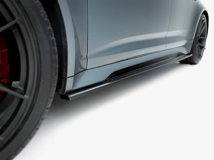 Carbon Fiber Side Skirts Audi Rs6 C8 / Rs7 C8 - Wayside Performance 