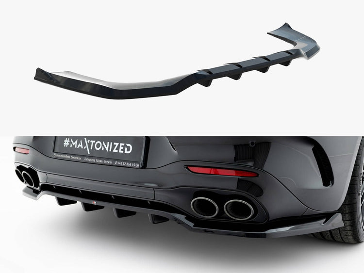 Maxton Design Rear Splitter (Vertical Bars) Mercedes-amg Sl 63 R232 - Wayside Performance 
