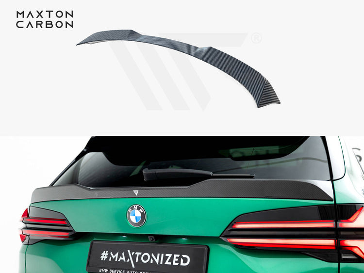Prepreg Carbon Fiber Tailgate Spoiler (Lower) BMW X5 M F95 Facelift - Wayside Performance 