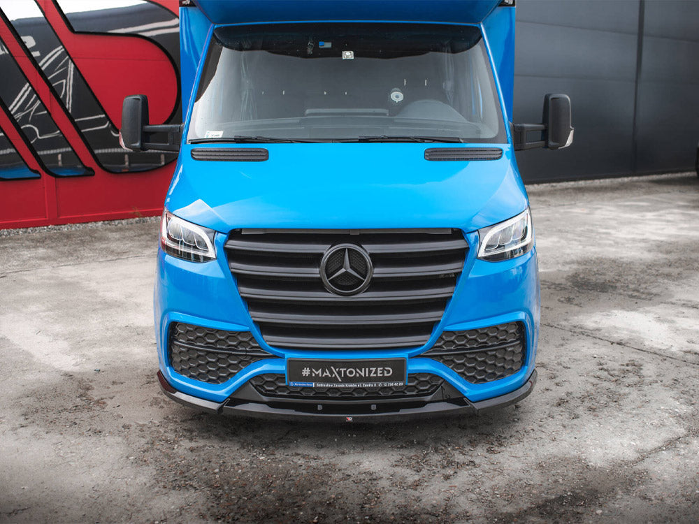 Maxton Design Front Bumper + Splitter Mercedes-Benz Sprinter Mk3 - Wayside Performance 