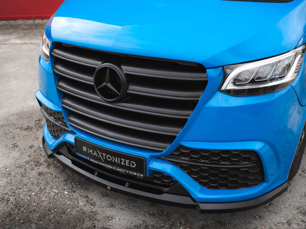 Maxton Design Front Bumper + Splitter Mercedes-Benz Sprinter Mk3 - Wayside Performance 