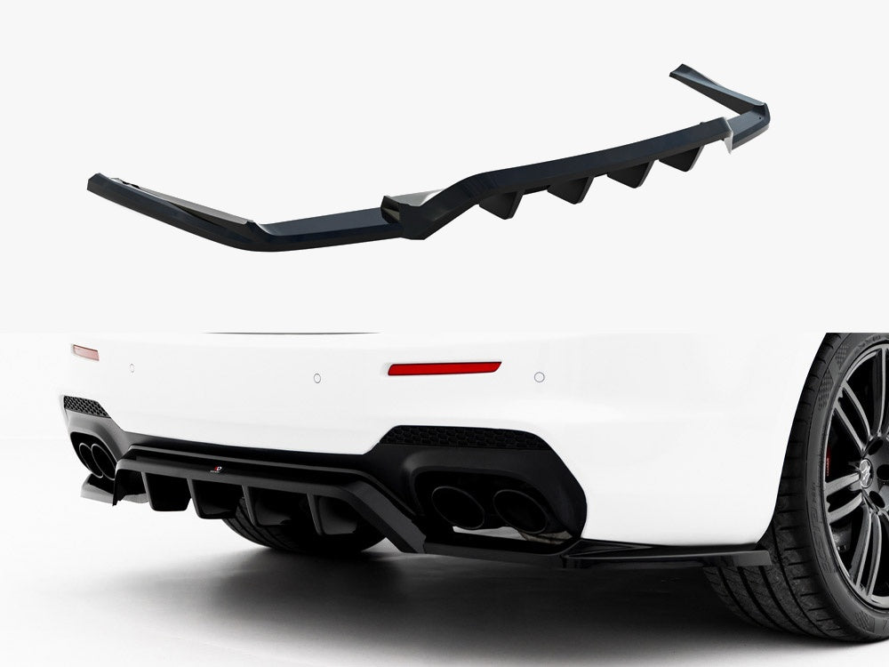 Maxton Design Rear Splitter (Vertical Bars) Maserati Ghibli Modena Mk3 Facelift