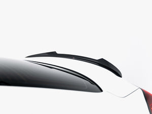 Maxton® DESIGN spoiler cap for Maserati Ghibli Mk3, showing the sleek, aerodynamic car accessory mounted on the vehicle.