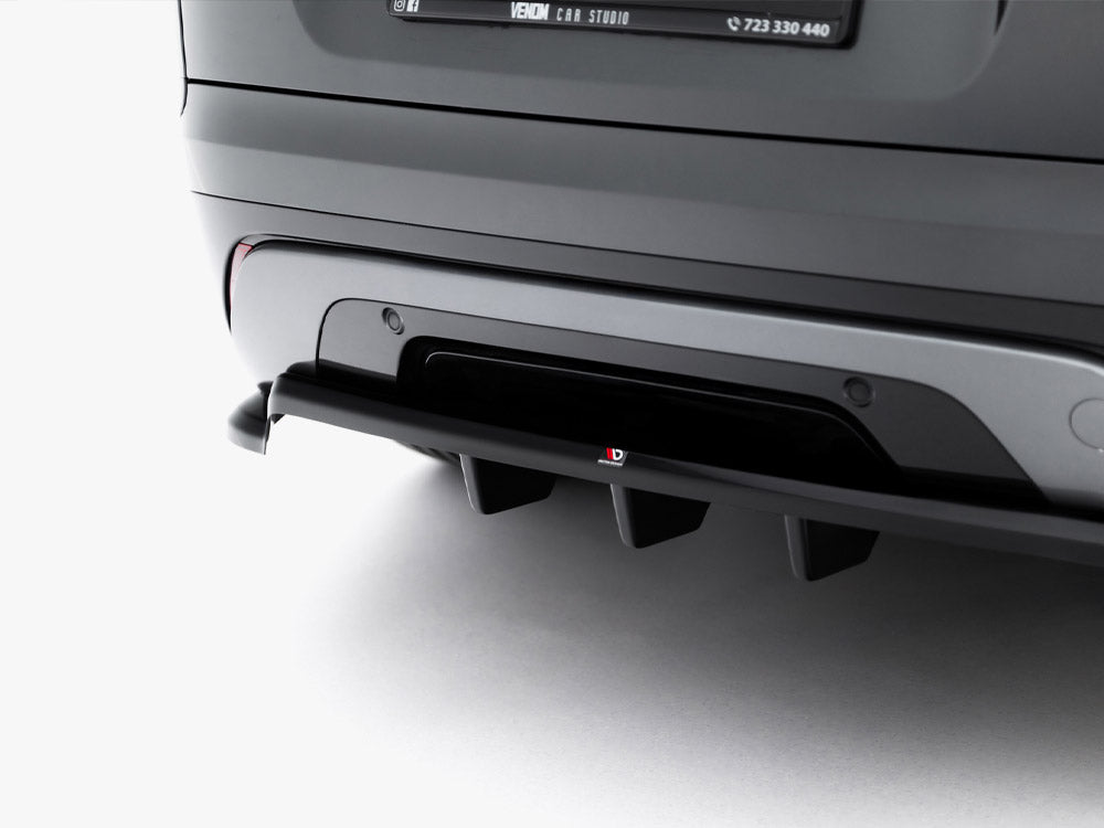 Maxton Rear Splitter with vertical bars for Land Rover Range Rover Velar R-Dynamic Mk1, body styling accessory by MAXTON® DESIGN