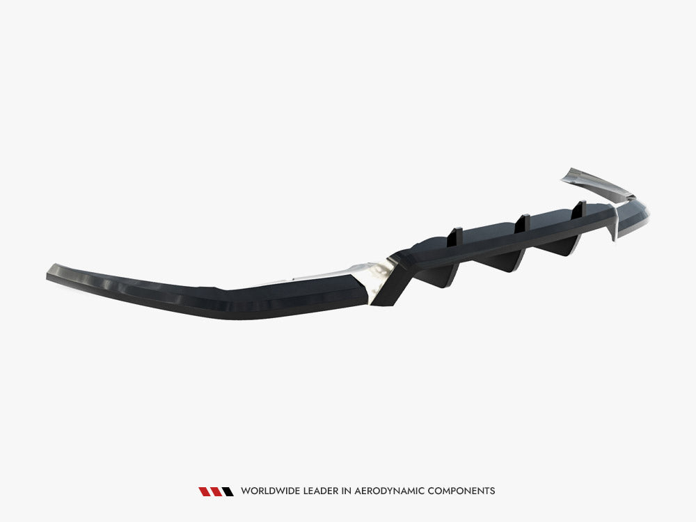 Maxton Rear Splitter V.2 with vertical bars for Land Rover Range Rover Velar R-Dynamic Mk1, black body styling accessory by MAXTON® DESIGN