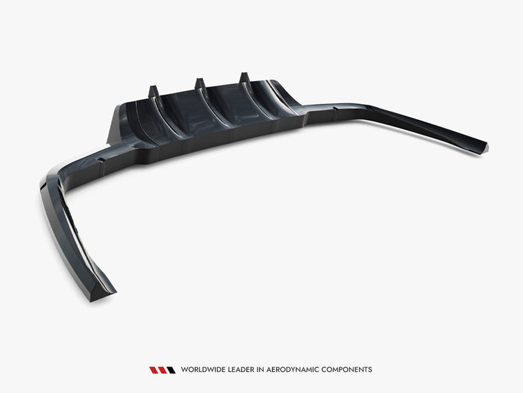 Maxton Design rear splitters with vertical bars for Land Rover Range Rover Velar R-Dynamic Mk1, body and styling accessory.