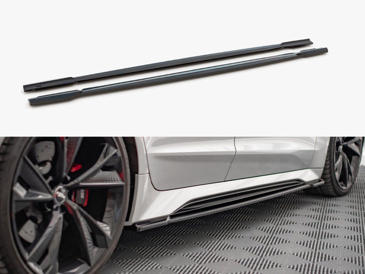 Maxton Design Side Skirts Splitters V.1 Audi RS7 C8 - Wayside Performance 