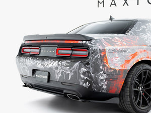Maxton Design Dodge Challenger GT Mk3 Facelift rear splitter installed on a sporty car, showcasing sleek body styling features.