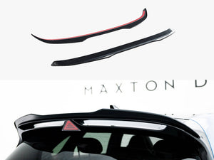 Maxton Design Spoiler Extension V2 for Hyundai i30 N MK3 hatchback, enhancing body styling and aerodynamic look.