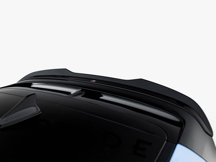 Maxton Design Spoiler Extension V2 for Hyundai I30 N MK3 and MK3 FL hatchback, car body and styling accessory, black plastic finish