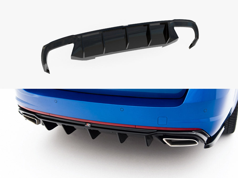 Rear Valance V.2 Skoda Octavia RS Mk3 / Mk3 FL Hatchback / Estate (Diesel) - Wayside Performance 
