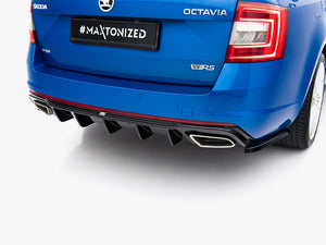 Rear Valance V.2 Skoda Octavia RS Mk3 / Mk3 FL Hatchback / Estate (Diesel) - Wayside Performance 