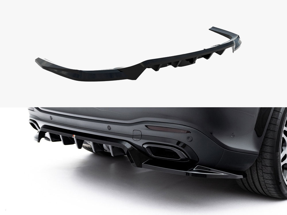 Maxton Design Rear Splitter (Vertical Bars) Mercedes-benz Gls Amg-line X167 Facelift - Wayside Performance 