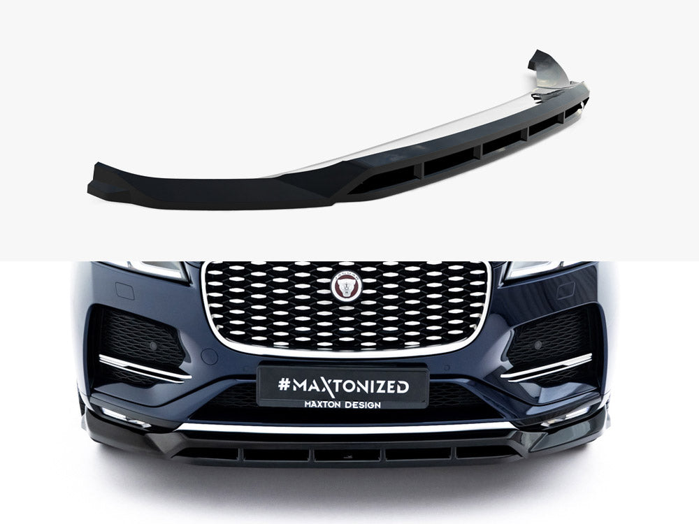 Maxton Design Front Splitter Jaguar F-Pace R-Sport Mk1 Facelift - Wayside Performance 