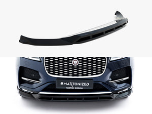 Maxton Design Front Splitter Jaguar F-Pace R-Sport Mk1 Facelift - Wayside Performance 
