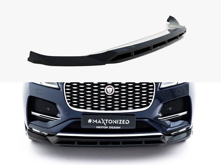 Maxton Design Front Splitter Jaguar F-Pace R-Sport Mk1 Facelift - Wayside Performance 