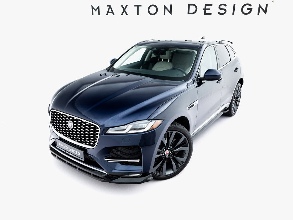 Maxton Design Front Splitter Jaguar F-Pace R-Sport Mk1 Facelift - Wayside Performance 