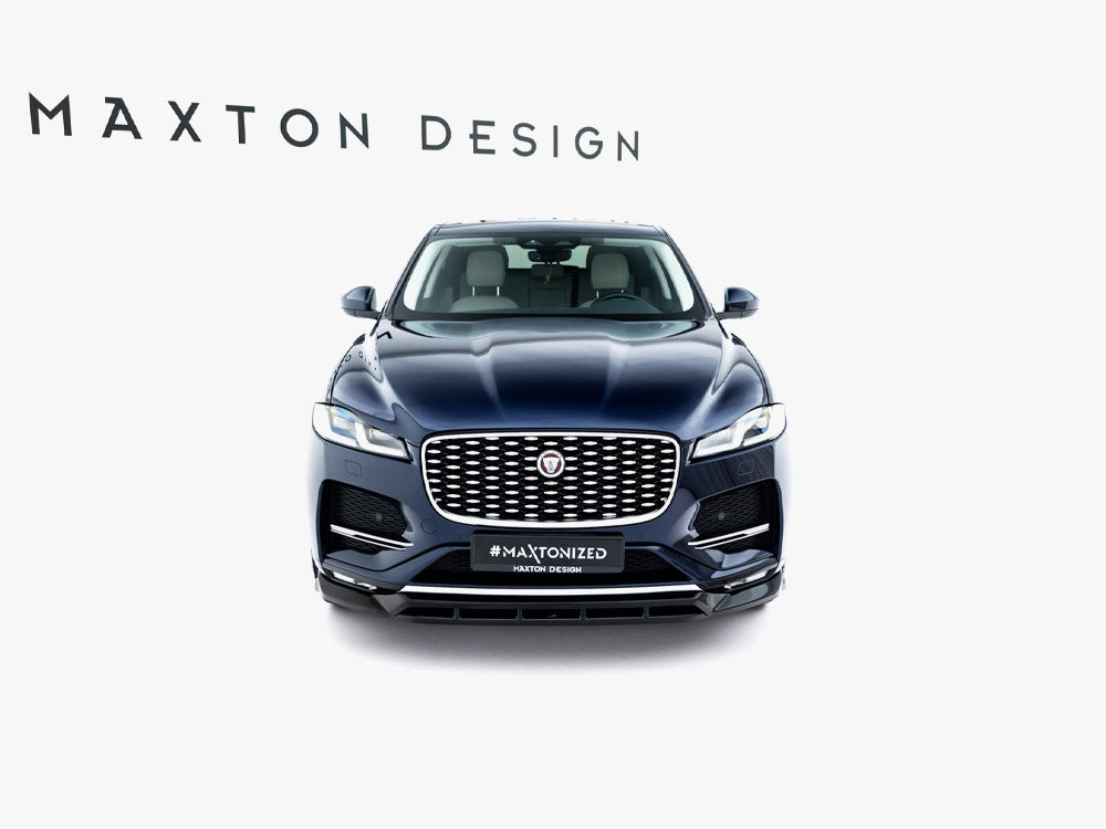 Maxton Design Front Splitter Jaguar F-Pace R-Sport Mk1 Facelift - Wayside Performance 
