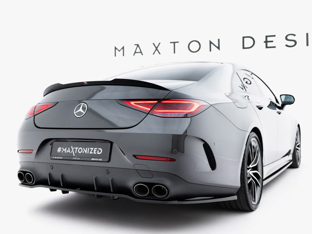 Central Rear Splitter (Vertical Bars) Mercedes AMG CLS 53 C257 - Wayside Performance 