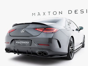 Central Rear Splitter (Vertical Bars) Mercedes AMG CLS 53 C257 - Wayside Performance 