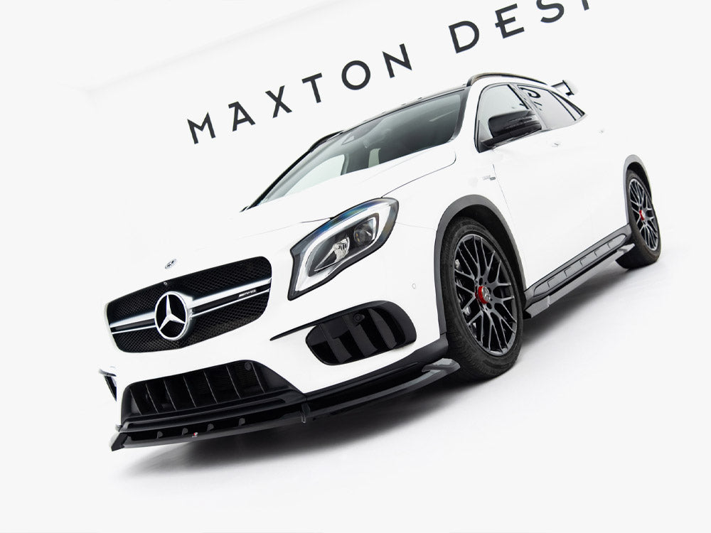 Maxton Design Front Splitter Mercedes-Benz GLA 45 AMG X156 Facelift - Wayside Performance 