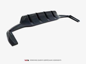 Maxton Design Rear Splitter (Vertical Bars) Mercedes-Benz GLA 45 AMG X156 Facelift - Wayside Performance 