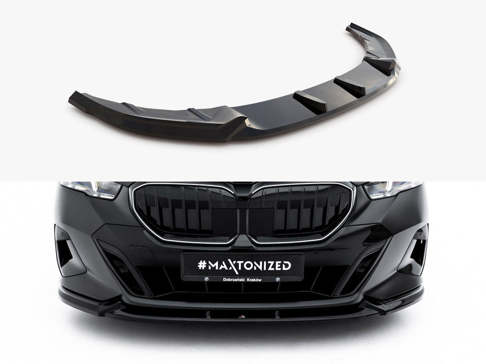 Maxton Design Front Splitter V.1 BMW 5 M-Pack G60 - Wayside Performance 