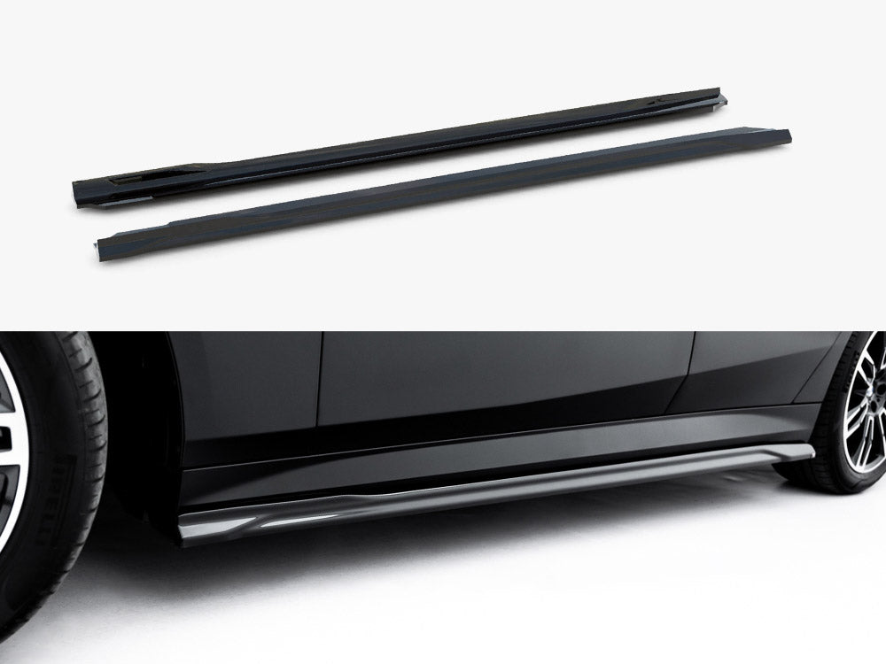 Maxton Design Side Skirts Diffusers V.1 BMW 5 M-Pack G60 - Wayside Performance 