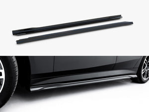 Maxton Design Side Skirts Diffusers V.1 BMW 5 M-Pack G60 - Wayside Performance 