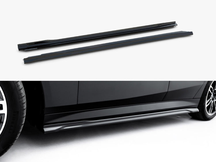 Maxton Design Side Skirts Diffusers V.1 BMW 5 M-Pack G60 - Wayside Performance 