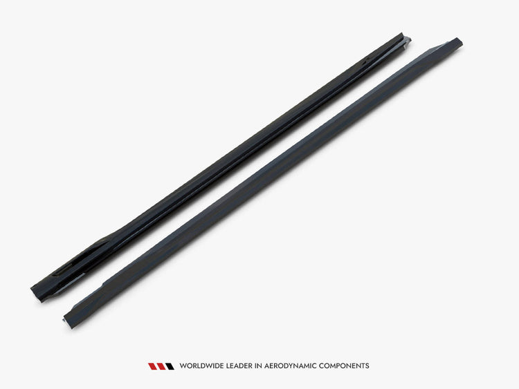 Maxton Design Side Skirts Diffusers V.1 BMW 5 M-Pack G60 - Wayside Performance 